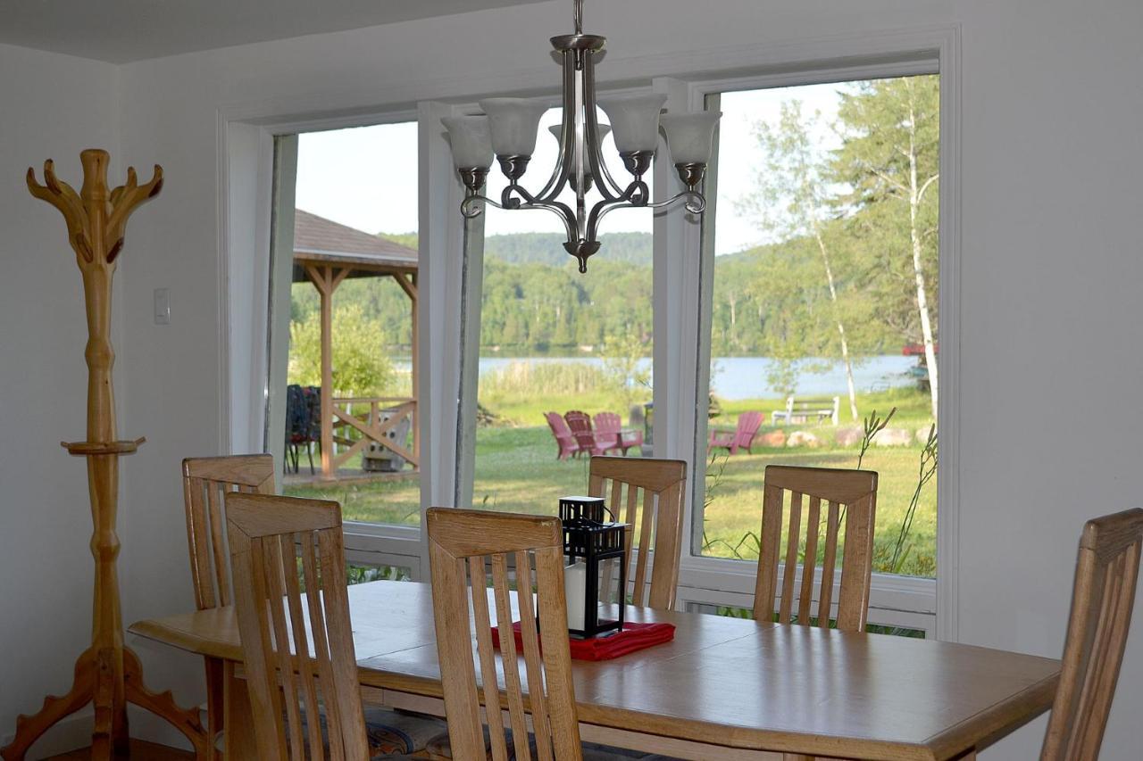 Les 4 Chalets - Le 605 Lac-Saint-Paul Kültér fotó